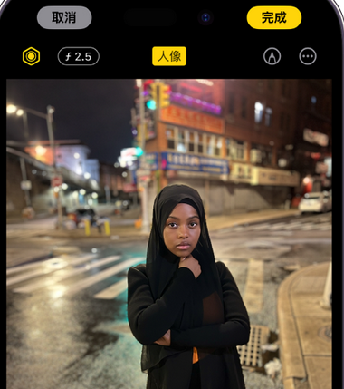 吉安苹果15服务店分享如何在iPhone15系列机型拍摄照片中添加人像效果 